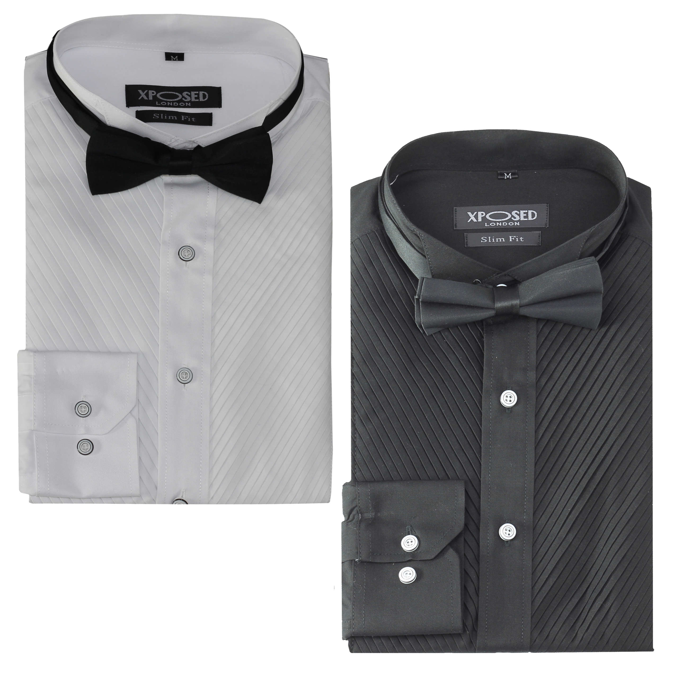 bow tie shirt slim fit